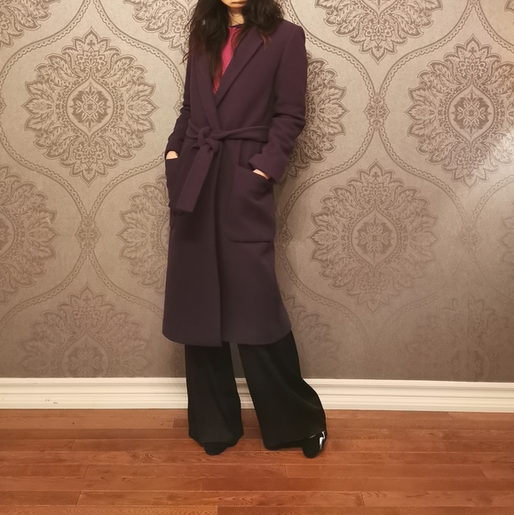Jigsaw wool wrap coat - Picture 5 of 15